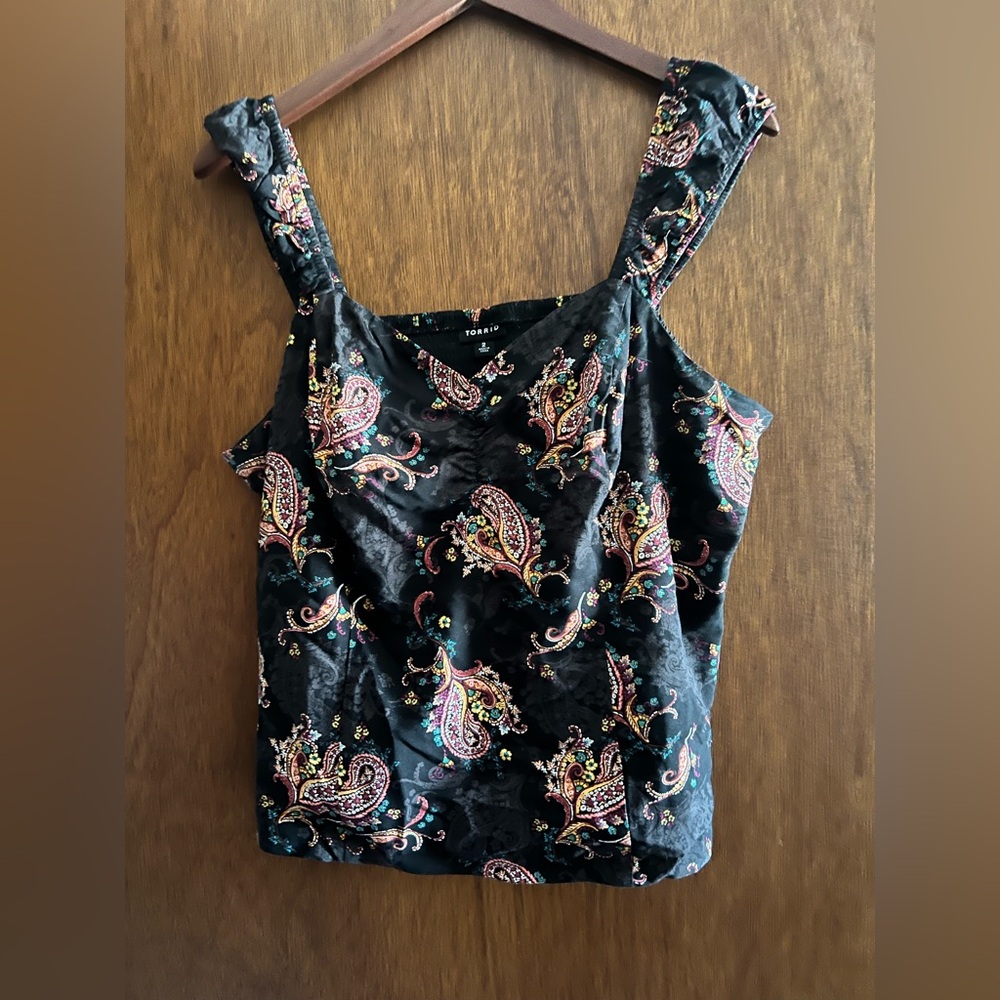 Torrid Multicolor Paisley Blouse